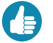 YSI thumbs-up icon